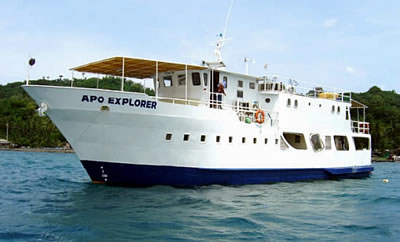 M/V APO Explorer Tubbataha Riff, Philippinen
