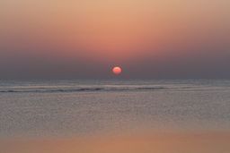 Sonnenaufgang im Beach Safari, Hausriff Beachsafari, Ägypten