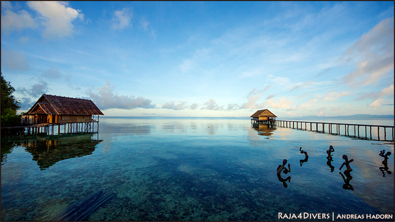Morgenstimmung auf Pulau Pef, Raja4Divers, Indonesien, Allgemein