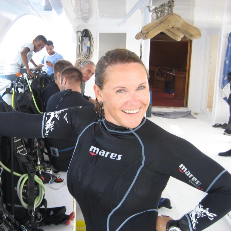 Tauchlehrerin Tanja Seipel, Diving Cologne, Deutschland