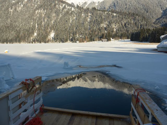Eistauchen Weisensee, Eistauchen Weisensee, Diving Weissensee / Weissensee-Ost, Österreich