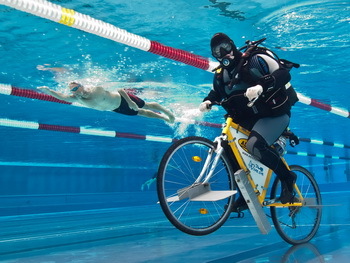 Unterwasserradfahren in Zirndorf