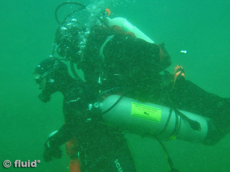 Tandemtauchen Echinger Wehr