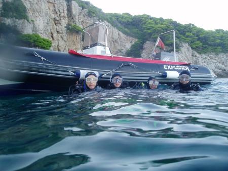 Diving Club Dubrovnik,Babin Kuk,Kroatien