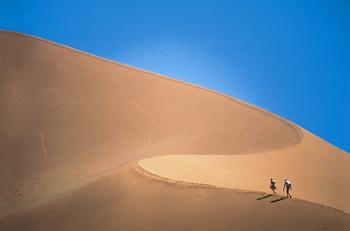 Mielke Diavortrag - Namibia,  Sossusvlei - D&uuml;nenaufstieg