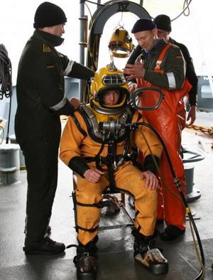 Ausr&uuml;stung Schiffstaucher Marine