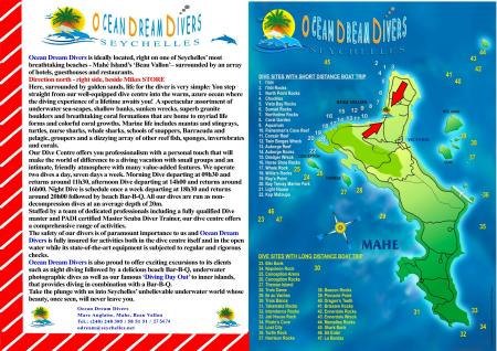 Ocean Dream Divers,Beau Vallon,Mahé,Seychellen