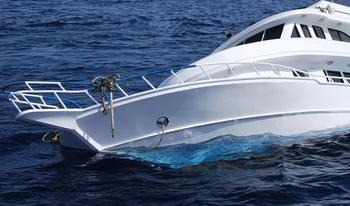 M/Y South Moon nach der Havarie