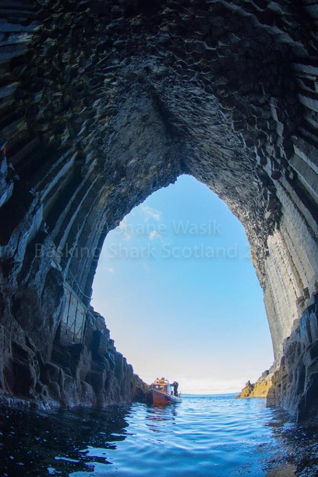 Fingal's Cave, Staffa, Fingal's Cave, Staffa, Isle of Mull, Schottland, Tauchen, Schnorcheln, Großbritannien