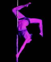 Poledance im UW-Club ein Eilat