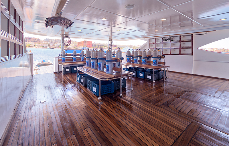 Tauchdeck, M/Y Seawolf Dominator, Ägypten