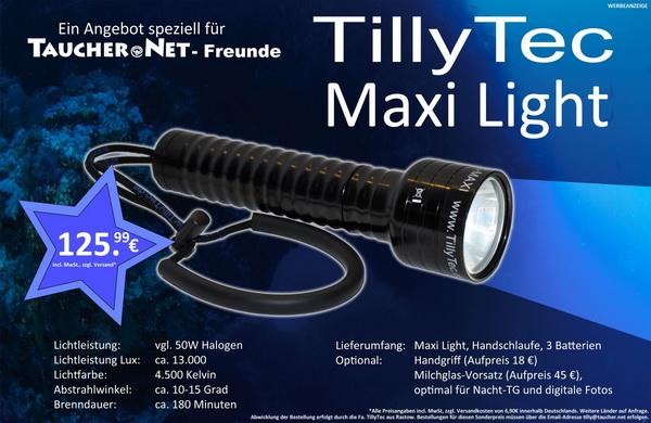 Maxilight Tilly Tec - Taucher.Net Sonderangebot