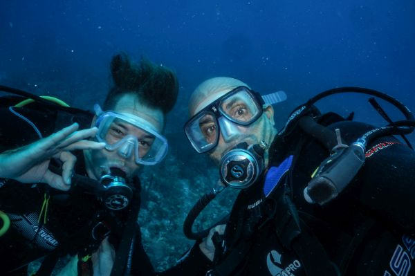 Arthur und Michi, Buddy Team Dominikanische Republik, Underseaventures Dive and Adventure Travel, Dominikanische Republik