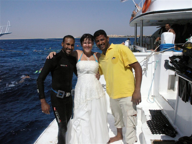 Unterwasserhochzeit Tobia Arbaa, Safaga ORCA - Dive Clubs,Ägypten