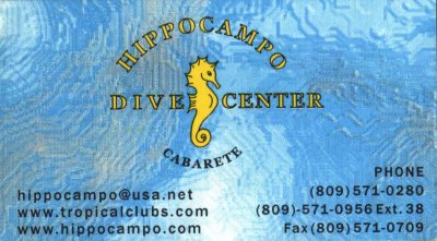 Hippocampo Dive Center,Cabarete,Dominikanische Republik