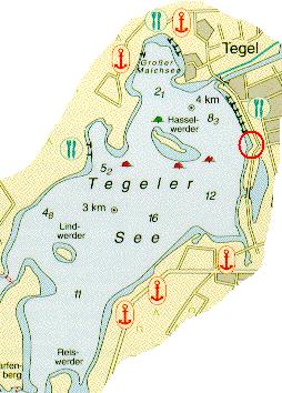 Tegeler See,Berlin,Deutschland