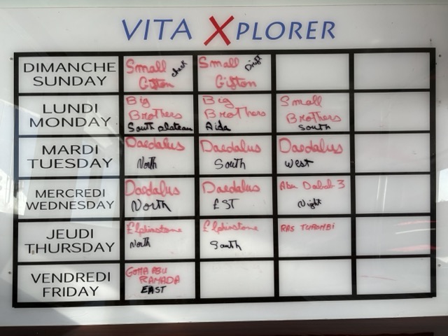 Tafel, Vita Xplorer, Ägypten