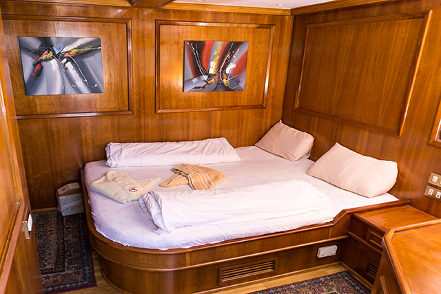 Eine Suite auf dem Oberdeck der Seawolf Felo, M/Y Seawolf Felo, Ägypten