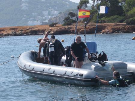 Diving Center,Cala Pada,Ibiza,Balearen,Spanien