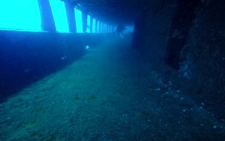 Wrack Kawehla ca.40 m ssehr groß und sehr cool, Atlantis Diving, Marsalforn, Gozo, Malta, Gozo