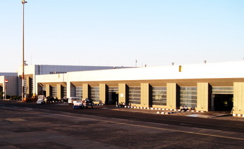 Flughafen Hurghada - ziemlich leer dieser Tage