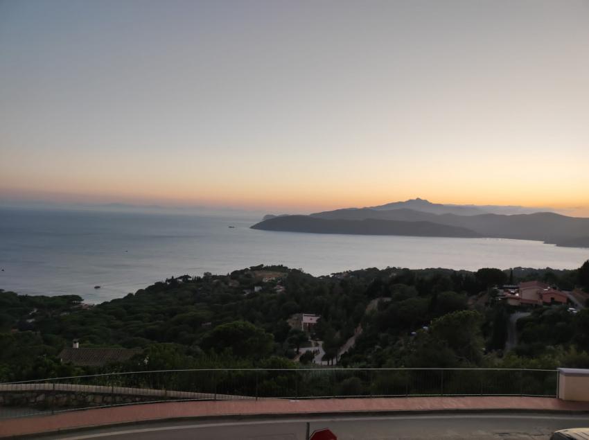 Sonnenuntergang aus Sicht von Capoliveri, Vaiana Tauchsafari , Italien, Elba