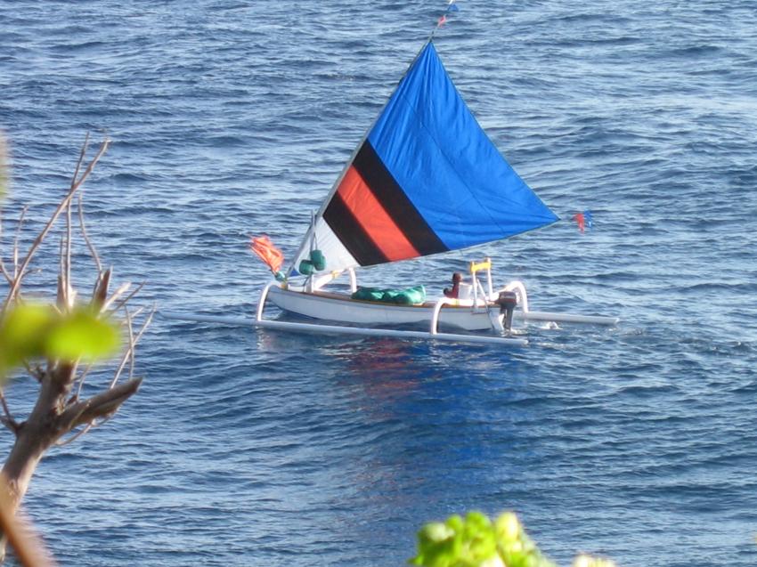 Auslegerboot der Fischer von Amed