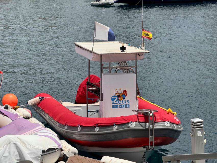 Tauchboot, Zeus Dive Center, Playa del Ingles, Gran Canaria, Spanien, Kanaren (Kanarische Inseln)