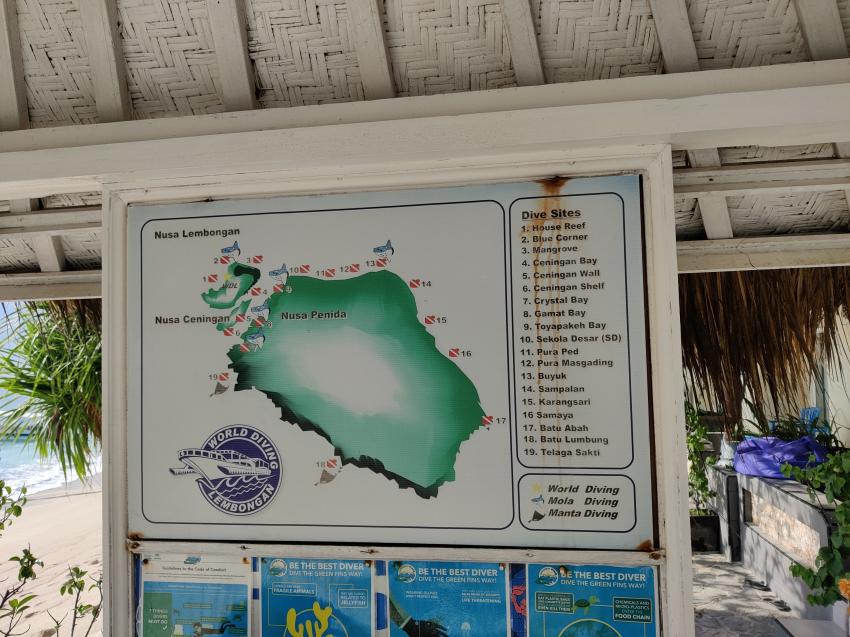 Tauchplätze, World Diving Lembongan, World Diving, Nusa Lembongan, Indonesien, Bali