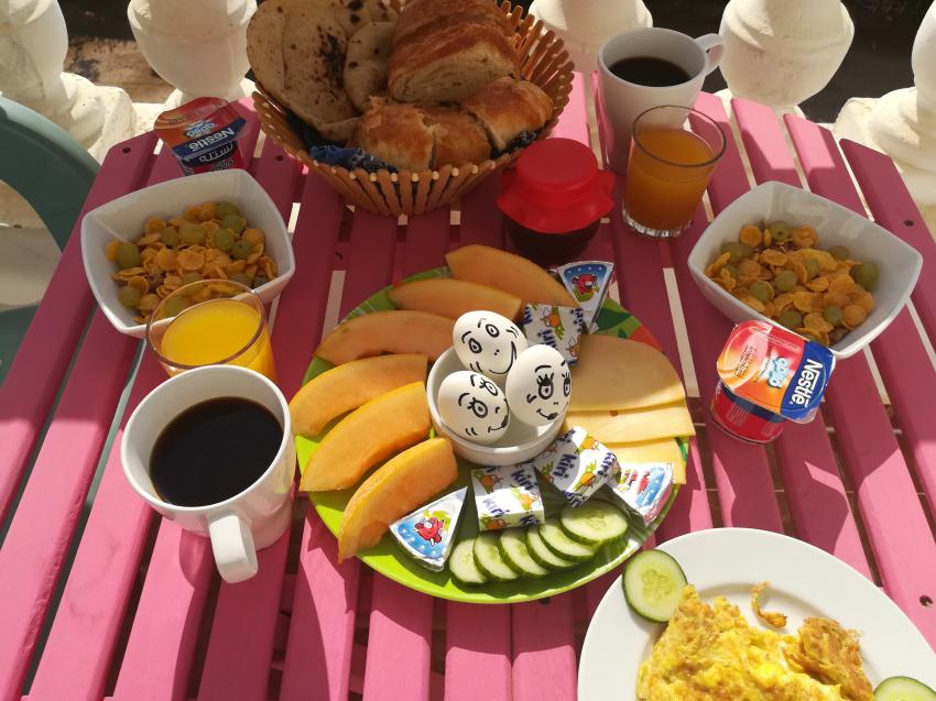 Frühstück, PANORAMA Guesthouse & Restaurant, Safaga, Ägypten, Safaga