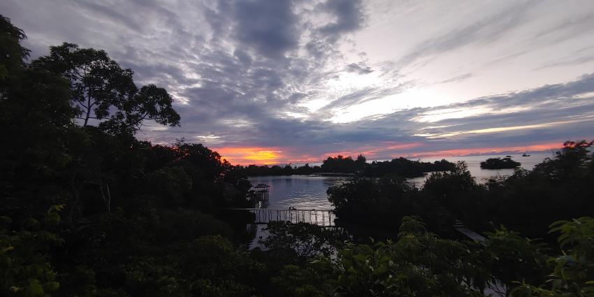 View from Tree House, Araya Dive Resort & Bomba Divers, Indonesien, Sulawesi