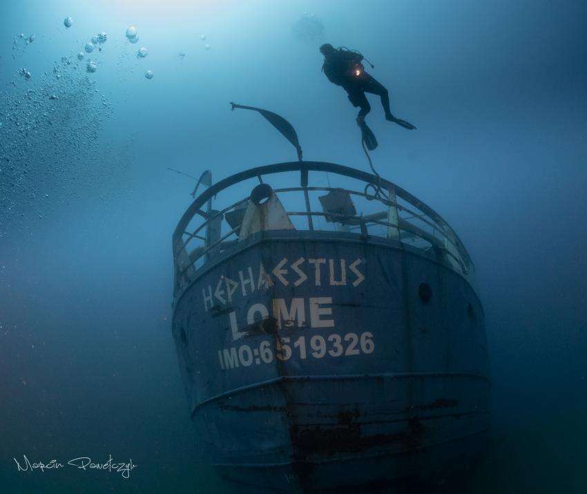 MV Hephaestus © Marcin Pawelczyk Divers24.com, MV Hephaestus, Gozo, Malta, Gozo