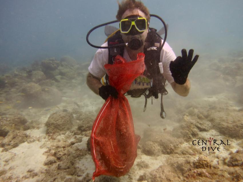 Adopt a divesite monthly clean-up, Central Dive Curaçao, Niederländische Antillen, Curaçao