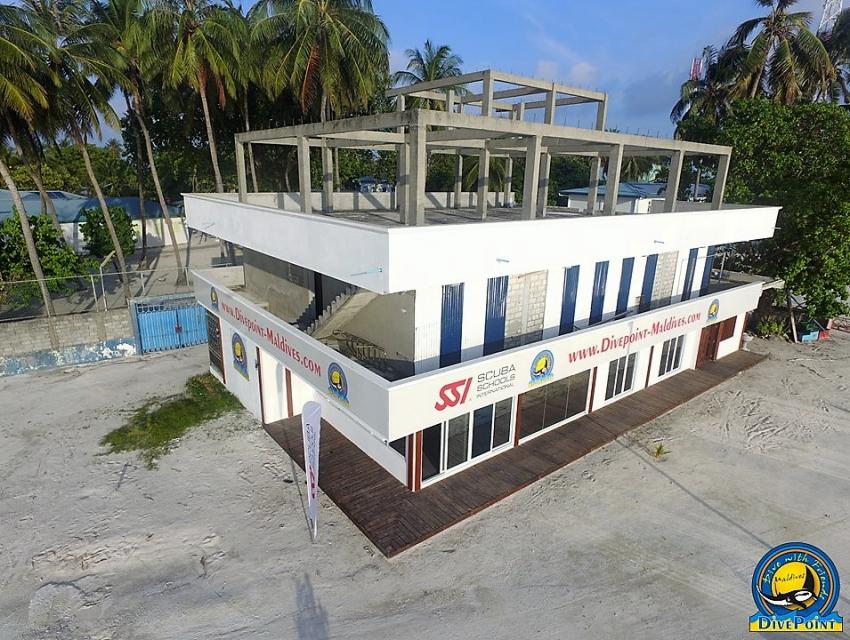 Unser Neues Tauch Center auf Guraidhoo, DivePoint Guraidhoo, Malediven