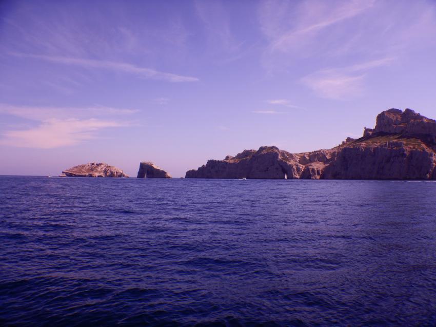 Am Tauchplatz Grotte Peres, Archipel Plongée, Marseille, Frankreich