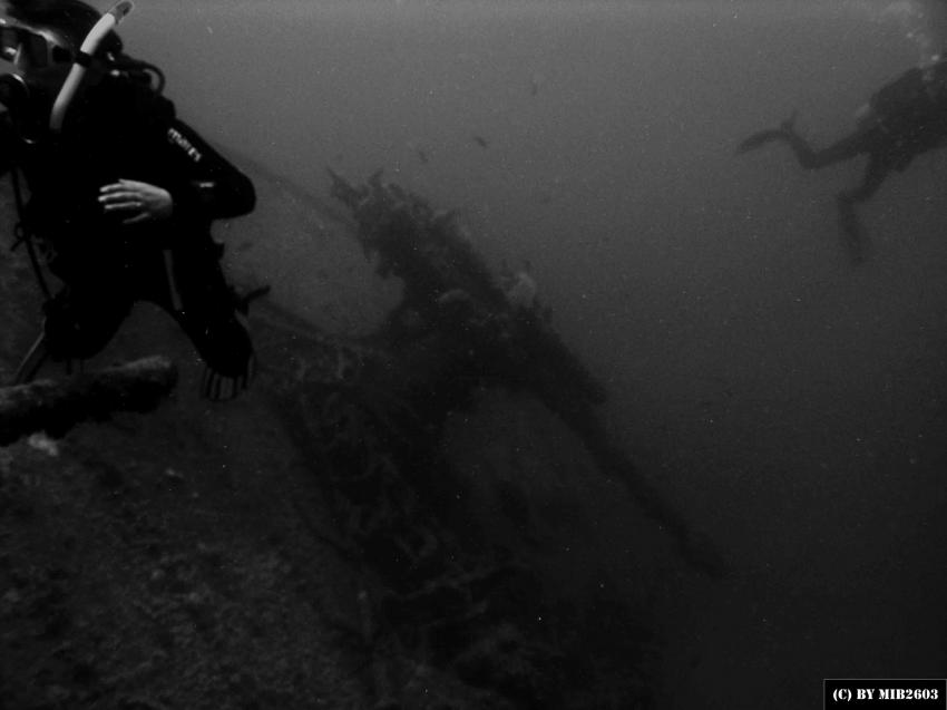 Wrack der Thistlegorm, Wrack der SS Thistlegorm (Sharm El Sheikh),Ägypten,Flak,Kanone