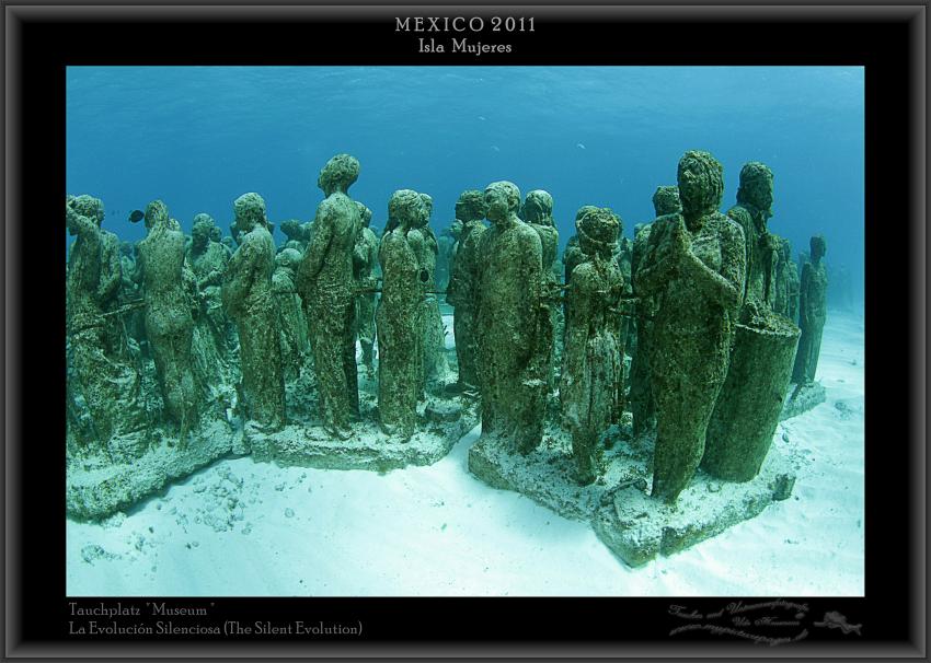 La Evolución Silenciosa (The Silent Evolution), Isla Mujeres - Skulpturen - Tauchplatz Museum,Mexiko,Skulpturen