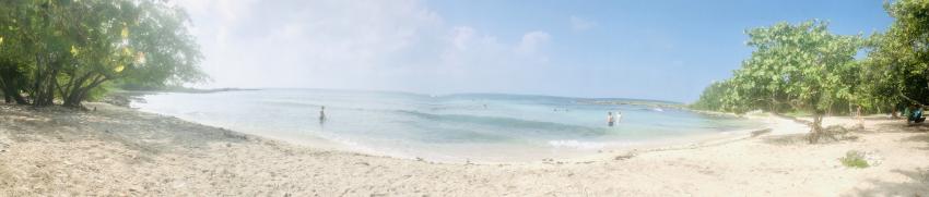 Playa Magallanes, Wilder weisser Sandstrand Schnorcheln, GO DIVE Bayahibe, Dominikanische Republik