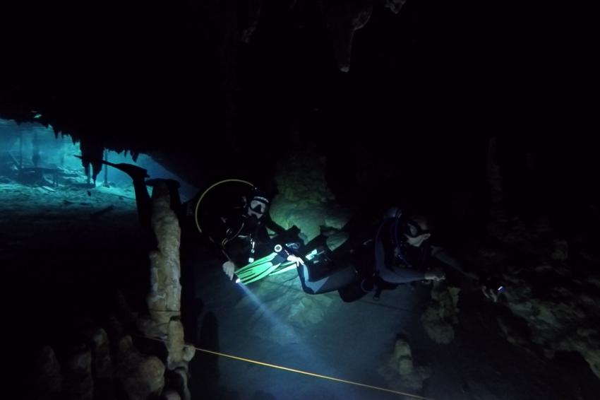 Diving Caves, Playa del Carmen, Mexiko