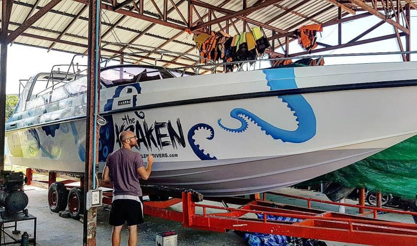 The Kraken, speedboat samui, Silent Divers, Koh Samui, Thailand, Golf von Thailand