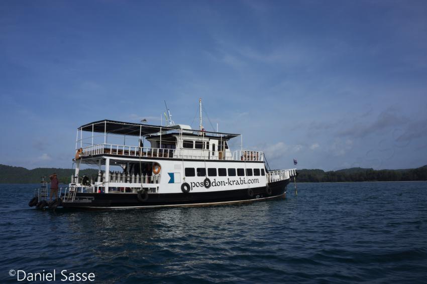 Tages Tour Boot PDC1, Boot, pdc1, Poseidon Dive Center, Ao Nang, Thailand, Andamanensee
