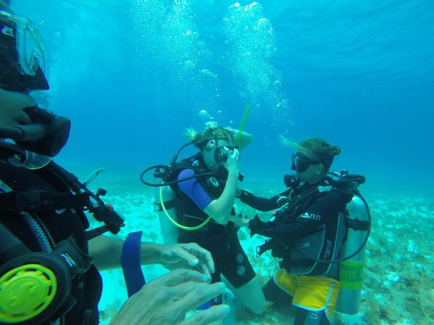Unterwasserantrag, Waterlove, Central Dive Curaçao, Niederländische Antillen, Curaçao