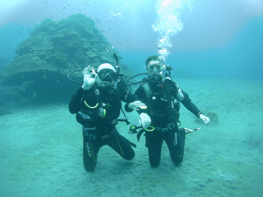 Ralf and Lisa-Marie, Yos Marine Adventures Bali, Indonesien, Bali