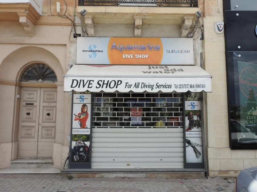 Aquamarina Dive Shop, Valletta, Malta