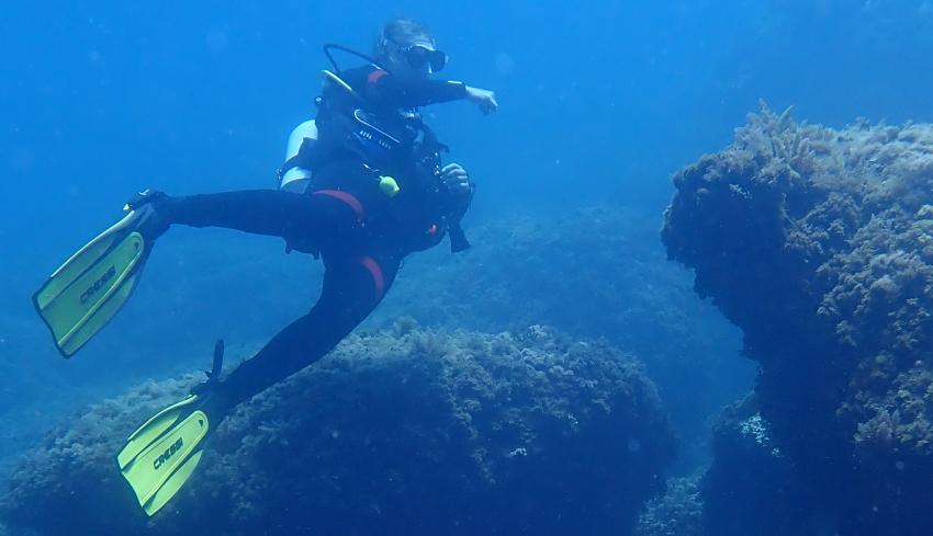 Diving Center, Cala Pada, Ibiza, Spanien, Balearen