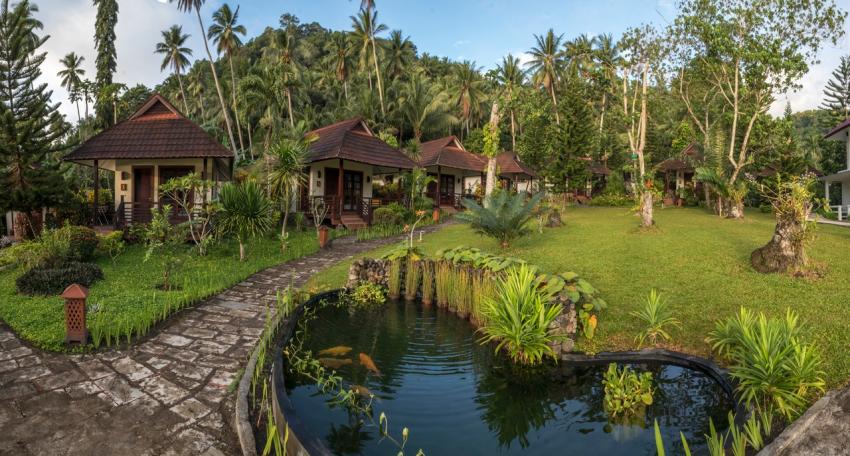 Garten, Solitude Lembeh Resort, Indonesien, Sulawesi
