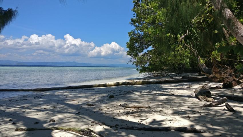 Tauchpause bei den Ausflügen auf einer Insel, Yenkoranu Homestay+Diving, Indonesien, Allgemein