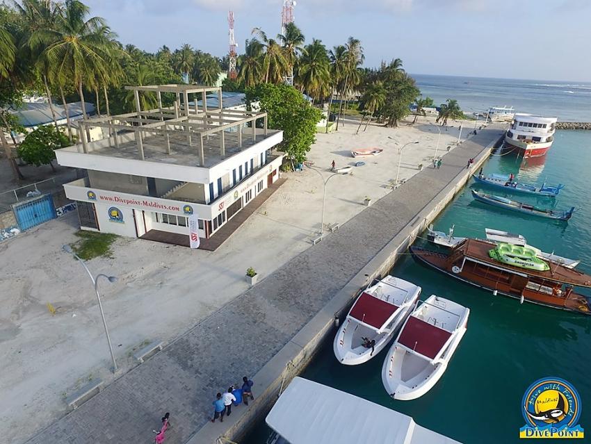 Tauch Center eröffnet Gästehaus folgt mitte 2019, DivePoint Guraidhoo, Malediven