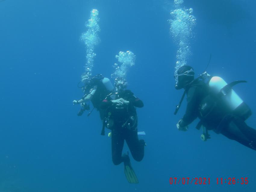 Laura, Diving Center, Cala Pada, Ibiza, Spanien, Balearen