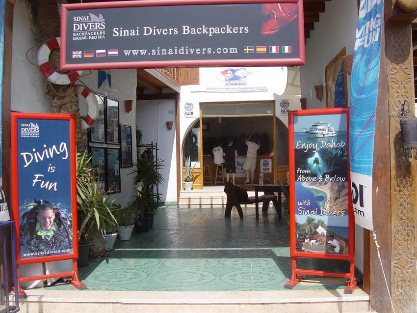 Sinai Divers, Backpackers DC, Dahab, Ägypten, Sinai-Nord ab Dahab